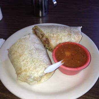 Andy's Coffee Shop - Famous breakfast burrito with bacon & sausage with beans inside. - Diners Near Me - Pasadena, California Andy's Coffee Shop - Famous breakfast burrito with bacon & sausage with beans inside. - Diners Near Me - Pasadena, California