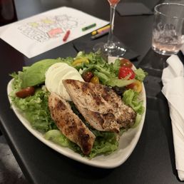 Cobb salad & martini Cobb salad & martini
