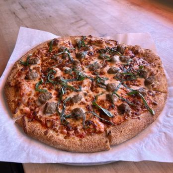 ZIGZAG Pizza - September 11, 2026 - margarita pizza with added Italian sausage - Salad Near Me - Oceanside, California ZIGZAG Pizza - September 11, 2026 - margarita pizza with added Italian sausage - Salad Near Me - Oceanside, California