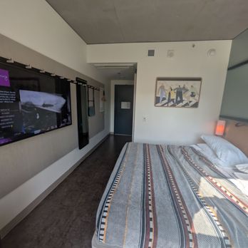 Moxy Portland Downtown - Room 811 - Bed, TV, Front Door, et al. - Hotels Near Me - Portland, Oregon Moxy Portland Downtown - Room 811 - Bed, TV, Front Door, et al. - Hotels Near Me - Portland, Oregon