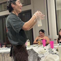 Let's Hibachi - Austin - Best chef in town with the sake we finished