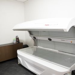 Joules Medspa and Laser Center - Theralight 360 HD Pro Red light bed. The most powerful red light bed on the market.