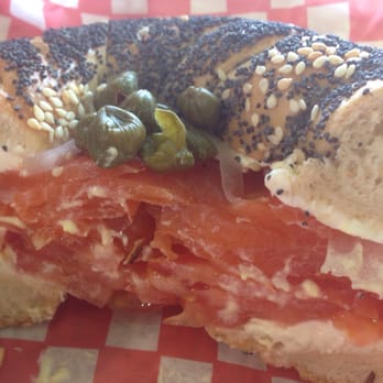 Bagels on Greene - So much lox! What a treat! - Bagels Near Me - Montreal, Quebec