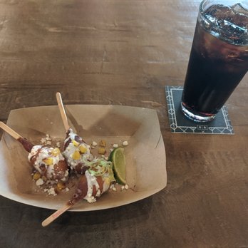 The Rec Room - Corn dogs, the sauce didn't do much to remind me how depressingly small portioned. But hey, free lime for my coke. - Arcades Near Me - Burnaby, British Columbia The Rec Room - Corn dogs, the sauce didn't do much to remind me how depressingly small portioned. But hey, free lime for my coke. - Arcades Near Me - Burnaby, British Columbia