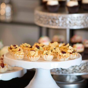 Perry's Catering - Tasty small bites ~~ Delicious California Curry Chicken Salad in flaky pastry cups! - Caterers Near Me Perry's Catering - Tasty small bites ~~ Delicious California Curry Chicken Salad in flaky pastry cups! - Caterers Near Me