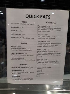 Menu photo 1 Village Beach Market Vero Beach, FL