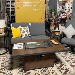Jensen Furniture - Outdoor seating and fire tables at Jensen Furniture.