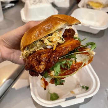Huda - Korean spicy chicken sandwich - Sandwiches Near Me - Philadelphia, Pennsylvania