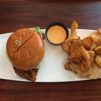 Clear Sky Cafe - Blackened Grouper. Kinda small - New American Near Me - Clearwater, Florida