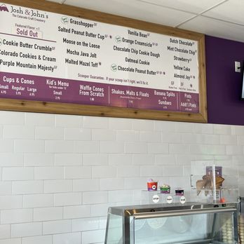 Josh & John's - Ice Cream & Frozen Yogurt Near Me - Colorado Springs, Colorado