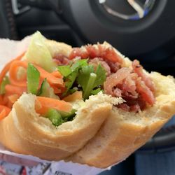 Kimlan Sandwiches - Grilled pork banh mi