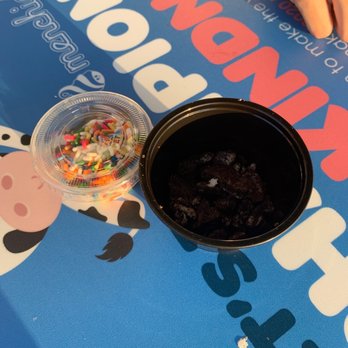 Menchie's Frozen Yogurt - The only size toppings you can get. No one eats this much it's a waste of money and food. Absolutely disgusting. - Ice Cream & Frozen Yogurt Near Me - Berkeley, California Menchie's Frozen Yogurt - The only size toppings you can get. No one eats this much it's a waste of money and food. Absolutely disgusting. - Ice Cream & Frozen Yogurt Near Me - Berkeley, California