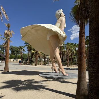 Forever Marilyn - Side view - Landmarks & Historical Buildings Near Me - Palm Springs, California Forever Marilyn - Side view - Landmarks & Historical Buildings Near Me - Palm Springs, California