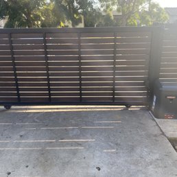 The look of the gate after installation The look of the gate after installation
