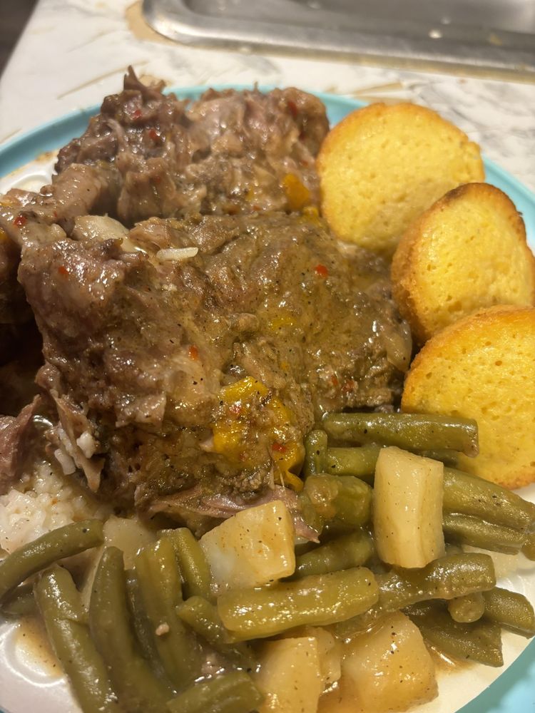 Stepping in Texas Reaping Louisiana Soul Food Logo