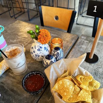 Chuponcito - Chips and salsa Horchata - Mexican Near Me - Aliso Viejo, California