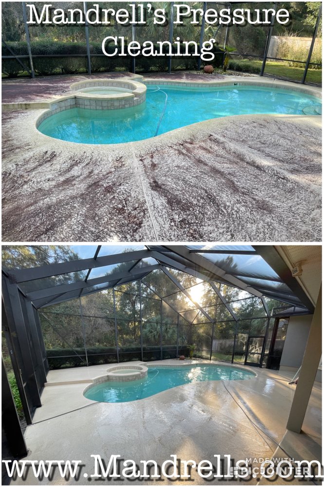 Slide of Mandrell's Pressure Cleaning