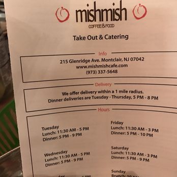 Mishmish Cafe - Mediterranean Near Me - Montclair, New Jersey
