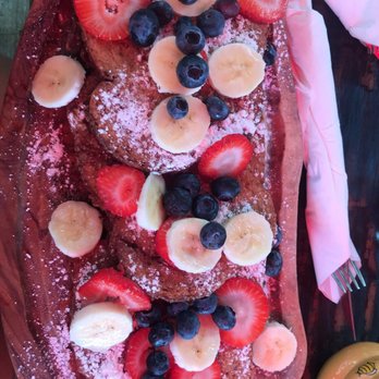 Cafe Bubamara - multigrain French toast with fresh fruit - Modern European Near Me - Clifton, New Jersey
