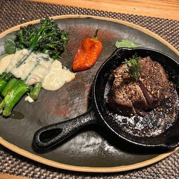 The Clinkscale - Filet Minion w broccoli rabe - Breakfast & Brunch Near Me - Jerome, Arizona The Clinkscale - Filet Minion w broccoli rabe - Breakfast & Brunch Near Me - Jerome, Arizona
