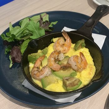 A Corner Cafe - Shrimp omelette - Cafes Near Me - Markham, Ontario