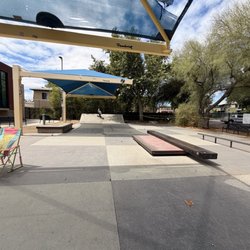 Andres and Maria Cardenas - Skate park area