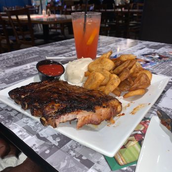 MVPs - Ribs, French Fries and Garlic Mashed Potatoes. - Sports Bars Near Me - Jasper, Texas