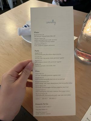 Menu photo 5 Cornelly Seattle, WA