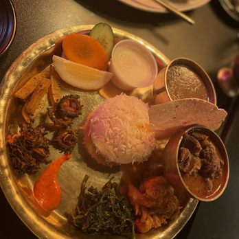 Ailaa Himalayan Bar and Grill - GOAT THALI - Himalayan/Nepalese Near Me - Stoneham, Massachusetts