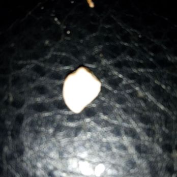 Marina's Pizza - Piece of a pill or what looks to be a sweet tart? - Pizza Near Me - Westland, Michigan