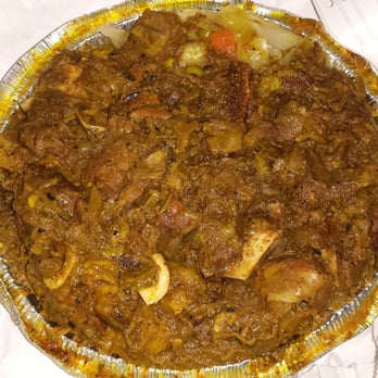 The Islands - Curry goat with rice and peas. Including cabbage. $12 for a small. - Caribbean Near Me - Brooklyn, New York
