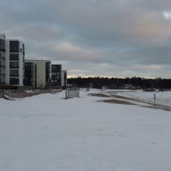 Aurinkolahden uimaranta - Talvinäkymä