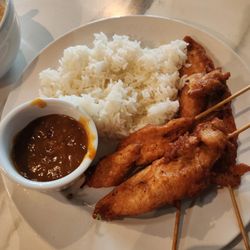 Papaya - Thai Chicken Satay w/Peanut sauce