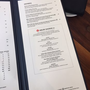 Minami - Menu - Japanese Near Me - Vancouver, British Columbia