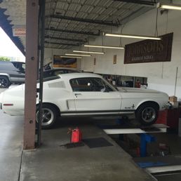 Getting roller bearing spring perches, a ride height adjustment and an alignment.