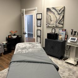 Serendipity Massage & Wellness - Treatment Room . Clean linens , soft music, dim lighting relaxation at its best