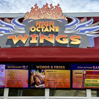 High Octane Wings - Menu as of 7/2026 - Fast Food Near Me - Valencia, California High Octane Wings - Menu as of 7/2026 - Fast Food Near Me - Valencia, California