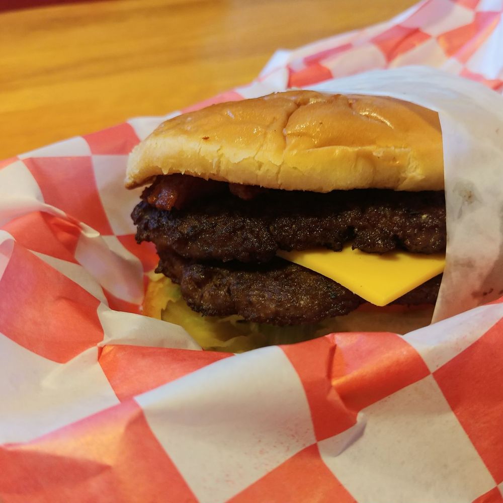 Dairy Palace - Double bacon cheeseburger - good stuff - Burgers Near Me - Canton, Texas Dairy Palace - Double bacon cheeseburger - good stuff - Burgers Near Me - Canton, Texas
