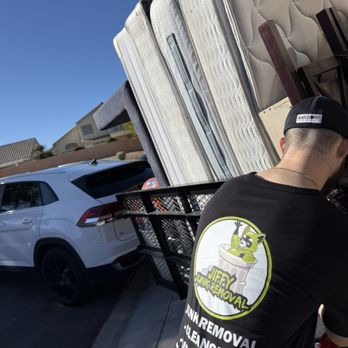Jiffy Junk Removal - Loaded Trailer after a cleanout! - Junk Removal & Hauling Near Me - Las Vegas, Nevada Jiffy Junk Removal - Loaded Trailer after a cleanout! - Junk Removal & Hauling Near Me - Las Vegas, Nevada