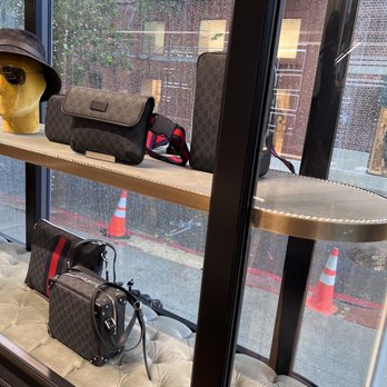 Gucci San Francisco Flagship - Purse and hat - Men's Clothing Near Me - San Francisco, California