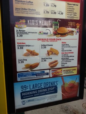 Menu photo 1 Sonic Drive-In Nederland, TX