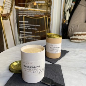 Aubi & Ramsa - The Tangerine Mimosa / The Lucky Brownie - Ice Cream & Frozen Yogurt Near Me - New York, New York Aubi & Ramsa - The Tangerine Mimosa / The Lucky Brownie - Ice Cream & Frozen Yogurt Near Me - New York, New York