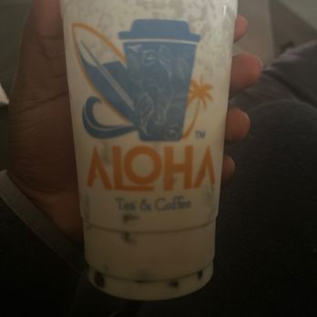Aloha Tea & Coffee - Brown Sugar Milk Tea with cheese foam - Coffee & Tea Near Me - Glendale, Arizona