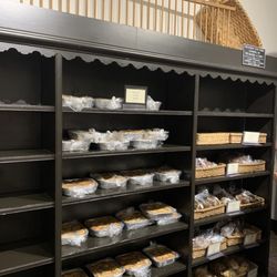 Winkler Bakery in Old Salem - Baking goods shelf