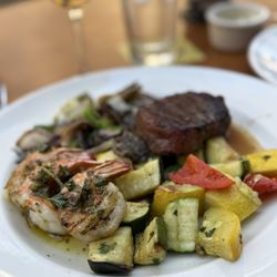 Boudro's, a Texas Bistro - Fillet and Shrimp