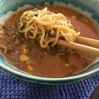 Arashi Ramen - R4. Spicy Miso Tonkotsu (Thick Noodle) - Ramen Near Me - Seattle, Washington