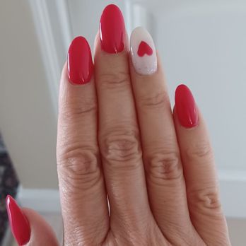 Model Nails - Valentine's Day nails - Nail Salons Near Me - Huntington Beach, California Model Nails - Valentine's Day nails - Nail Salons Near Me - Huntington Beach, California