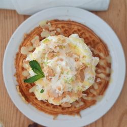Magpie Diner - Key Lime Coconut Waffle