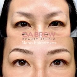 Nano hairstrokes brows