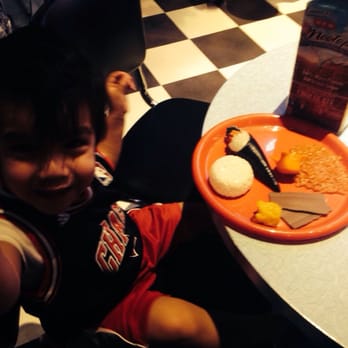 Children's Museum - Sushi served by his sister who was running that station lol - Children's Museums Near Me - Houston, Texas
